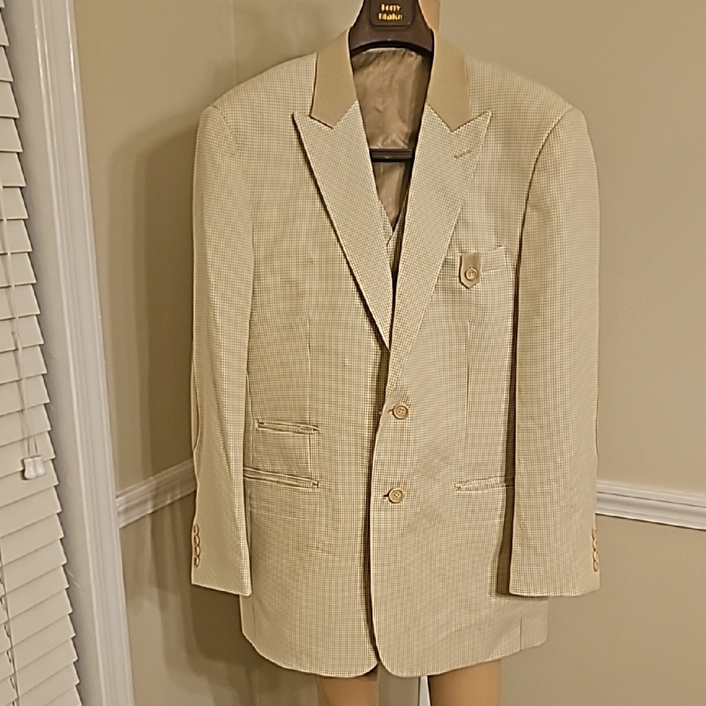 Tony Blake Tan Three Piece Suit